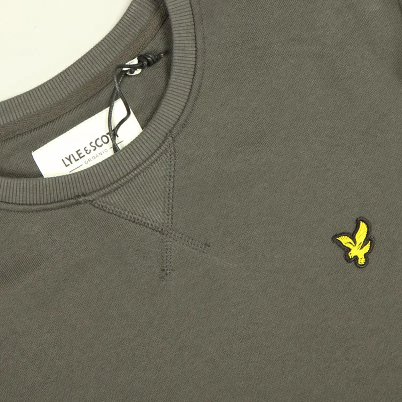 Lyle and Scott Crew Neck Sweatshirt - Gunmetal-1
